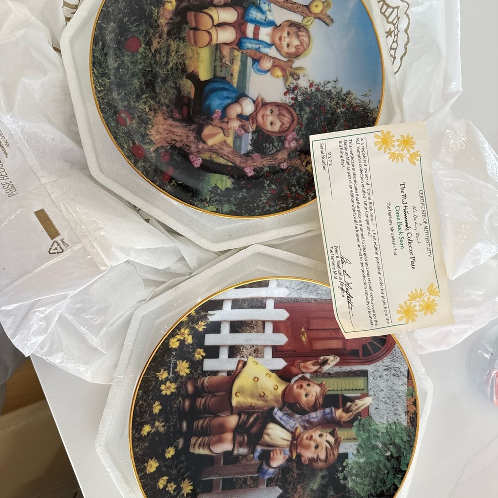 The MJ Hummel Collector Plates